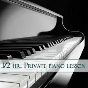 half hour Private piano lesson